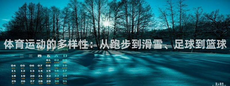 米兰体育官网下载平台APP:体育运动的多样性:从跑步到滑雪、